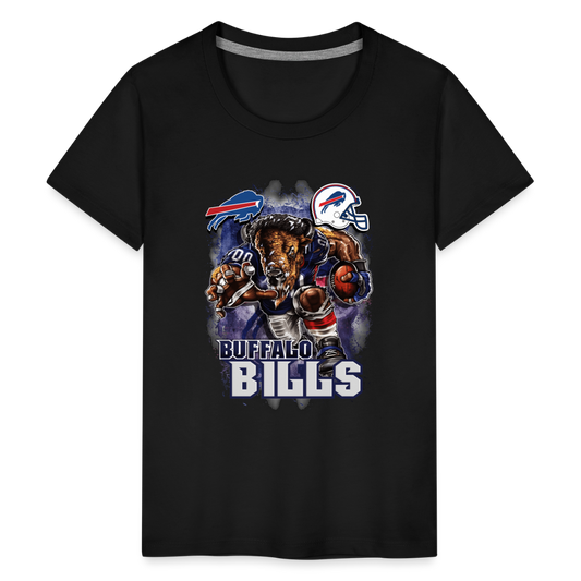 Bills Fan Kids' Premium T-Shirt - black