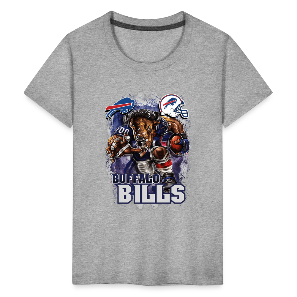 Bills Fan Kids' Premium T-Shirt - heather gray