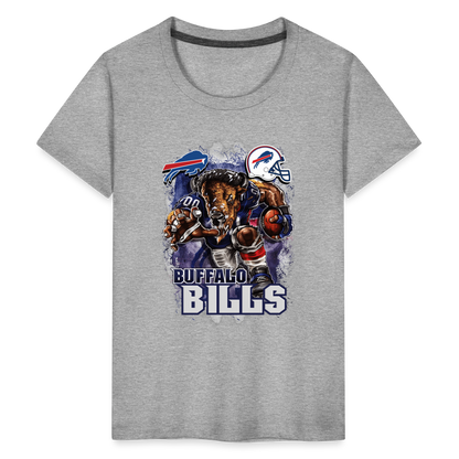 Bills Fan Kids' Premium T-Shirt - heather gray