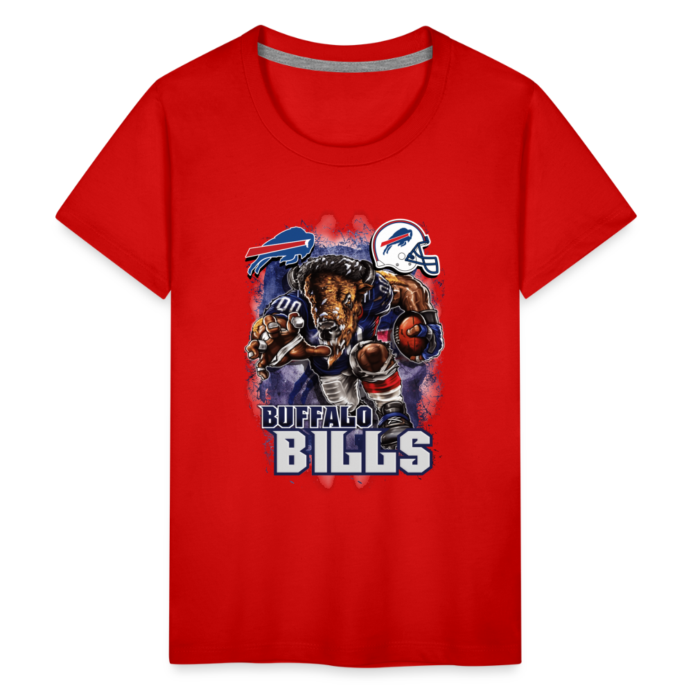Bills Fan Kids' Premium T-Shirt - red