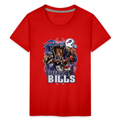 Bills Fan Kids' Premium T-Shirt - red