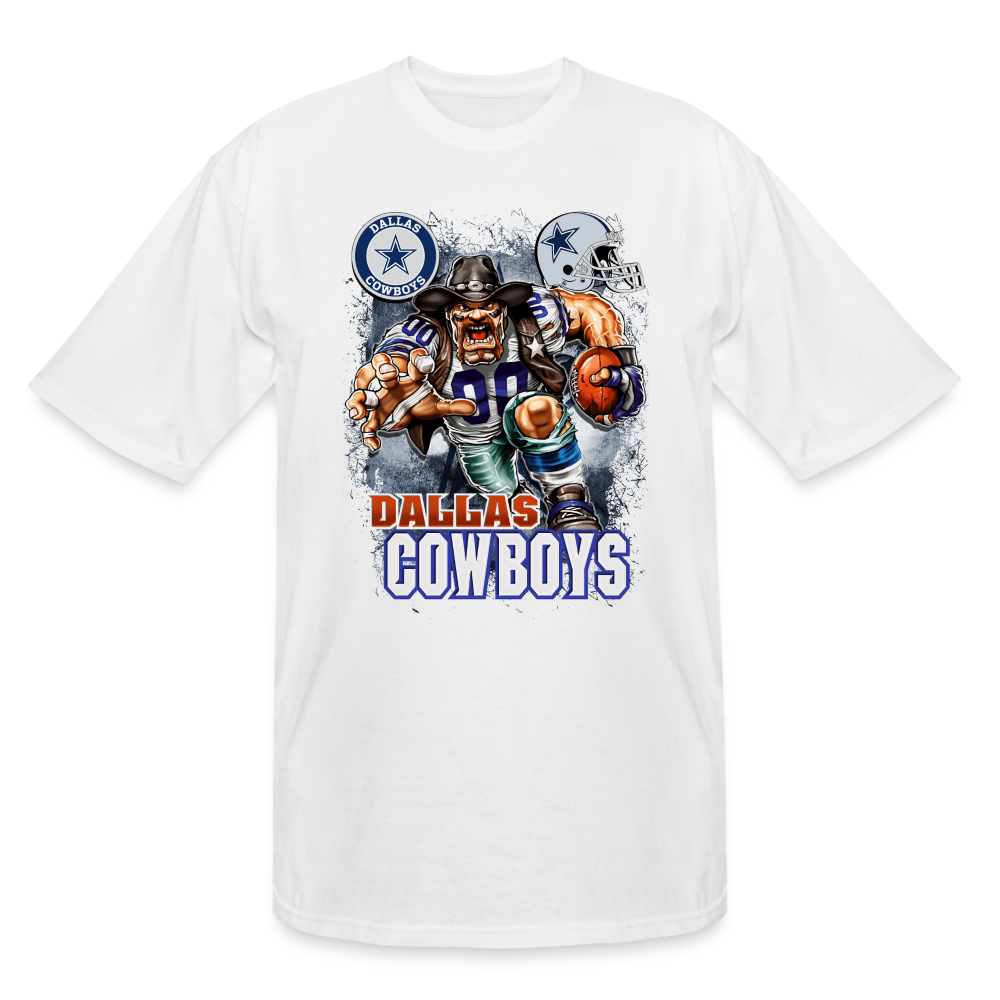 Cowboys Fan Men's Tall T-Shirt - white