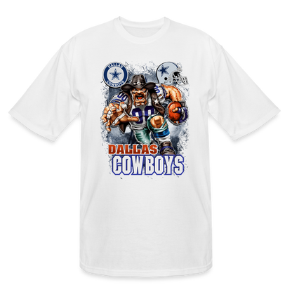 Cowboys Fan Men's Tall T-Shirt - white