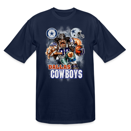 Cowboys Fan Men's Tall T-Shirt - navy