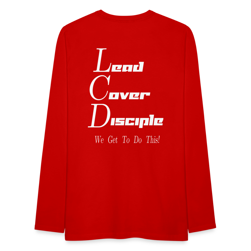 LCD T-Shirt Long Sleeve - red