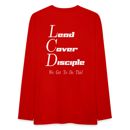 LCD T-Shirt Long Sleeve - red