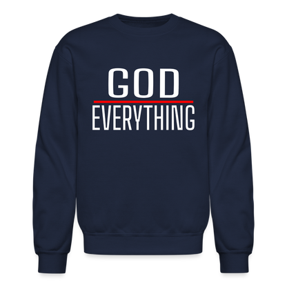 God Over Everything Crewneck Sweatshirt - navy
