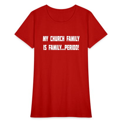 Church Family Women's T-Shirt - red