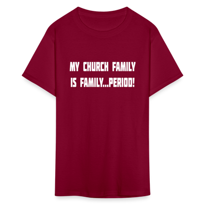 Church Family Men's T-Shirt - burgundy