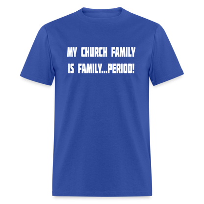 Church Family Men's T-Shirt - royal blue