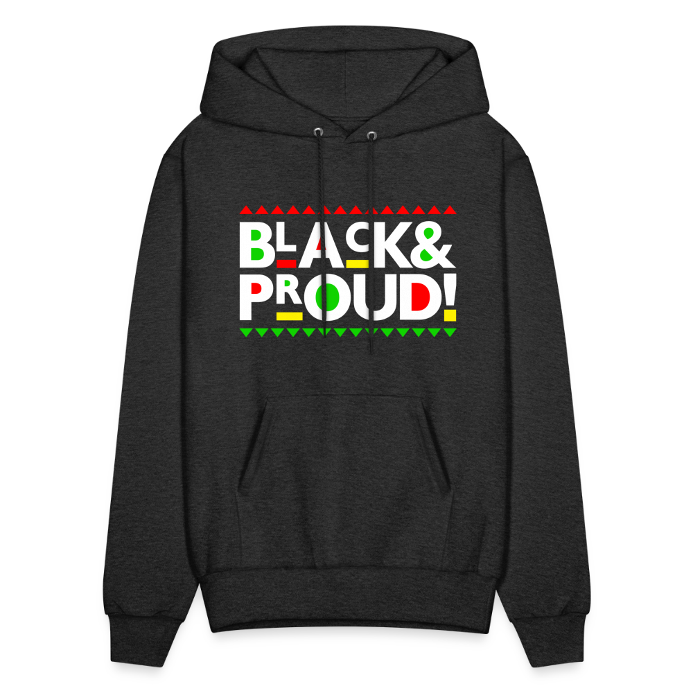 Black & Proud (Martin Font) Hoodie - charcoal grey
