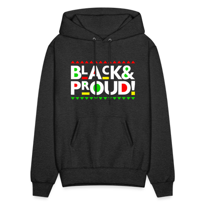 Black & Proud (Martin Font) Hoodie - charcoal grey