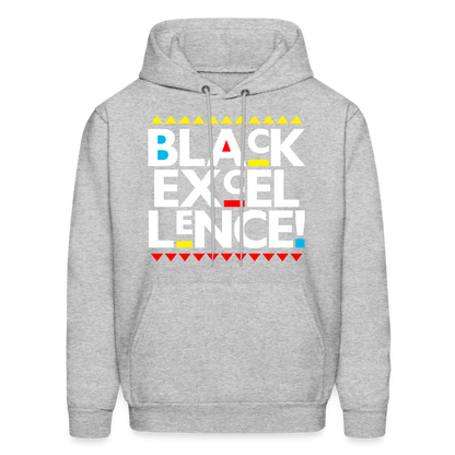 Black Excellence (Martin Font) Hoodie - heather gray