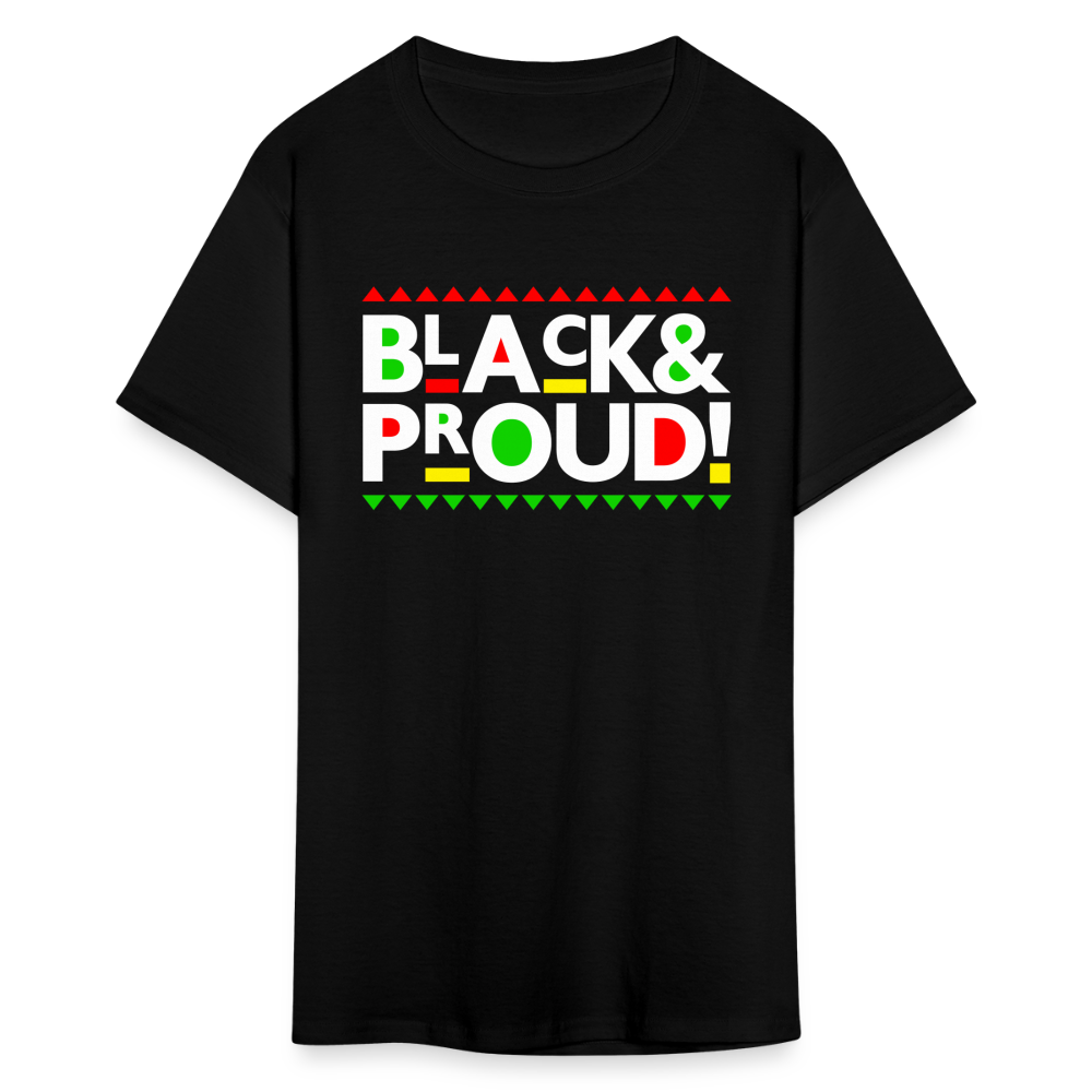 Black & Proud (Martin Font) Unisex T-Shirt - black