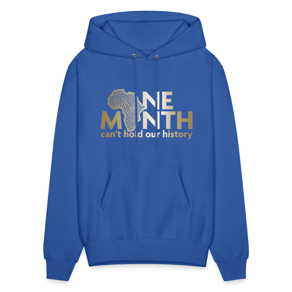 One Month Can't Hold Our History Unisex Hoodie - royal blue