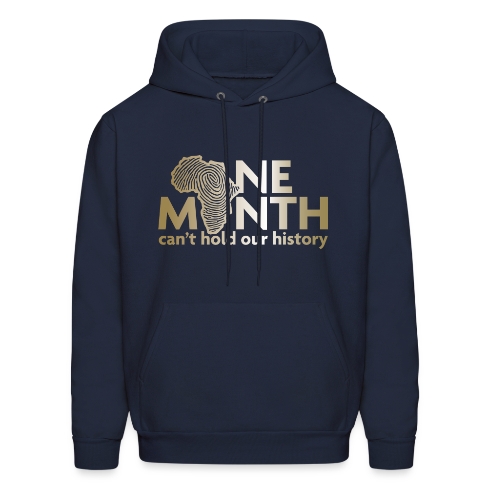 One Month Can't Hold Our History Unisex Hoodie - navy