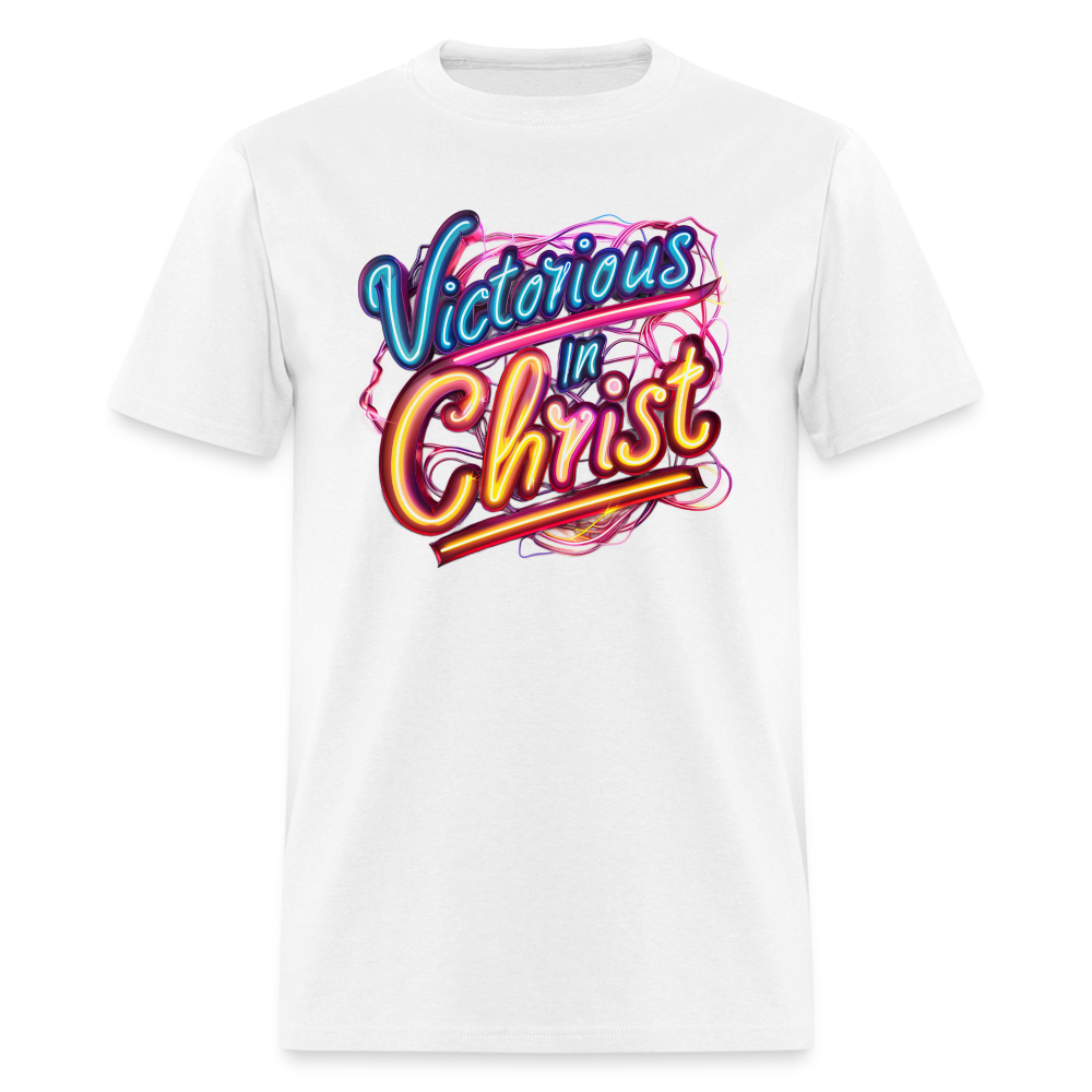 Victorious In Christ Unisex T-Shirt - white