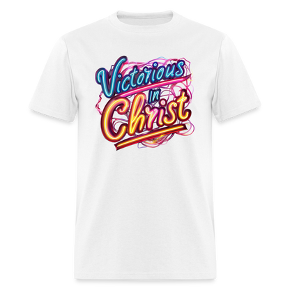 Victorious In Christ Unisex T-Shirt - white