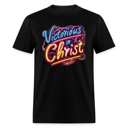 Victorious In Christ Unisex T-Shirt - black