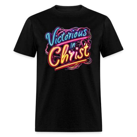 Victorious In Christ Unisex T-Shirt - black
