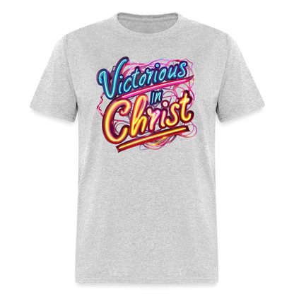 Victorious In Christ Unisex T-Shirt - heather gray
