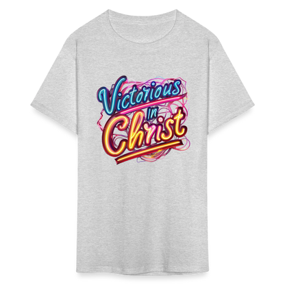 Victorious In Christ Unisex T-Shirt - heather gray