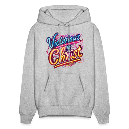 Victorious In Christ Unisex Hoodie - heather gray