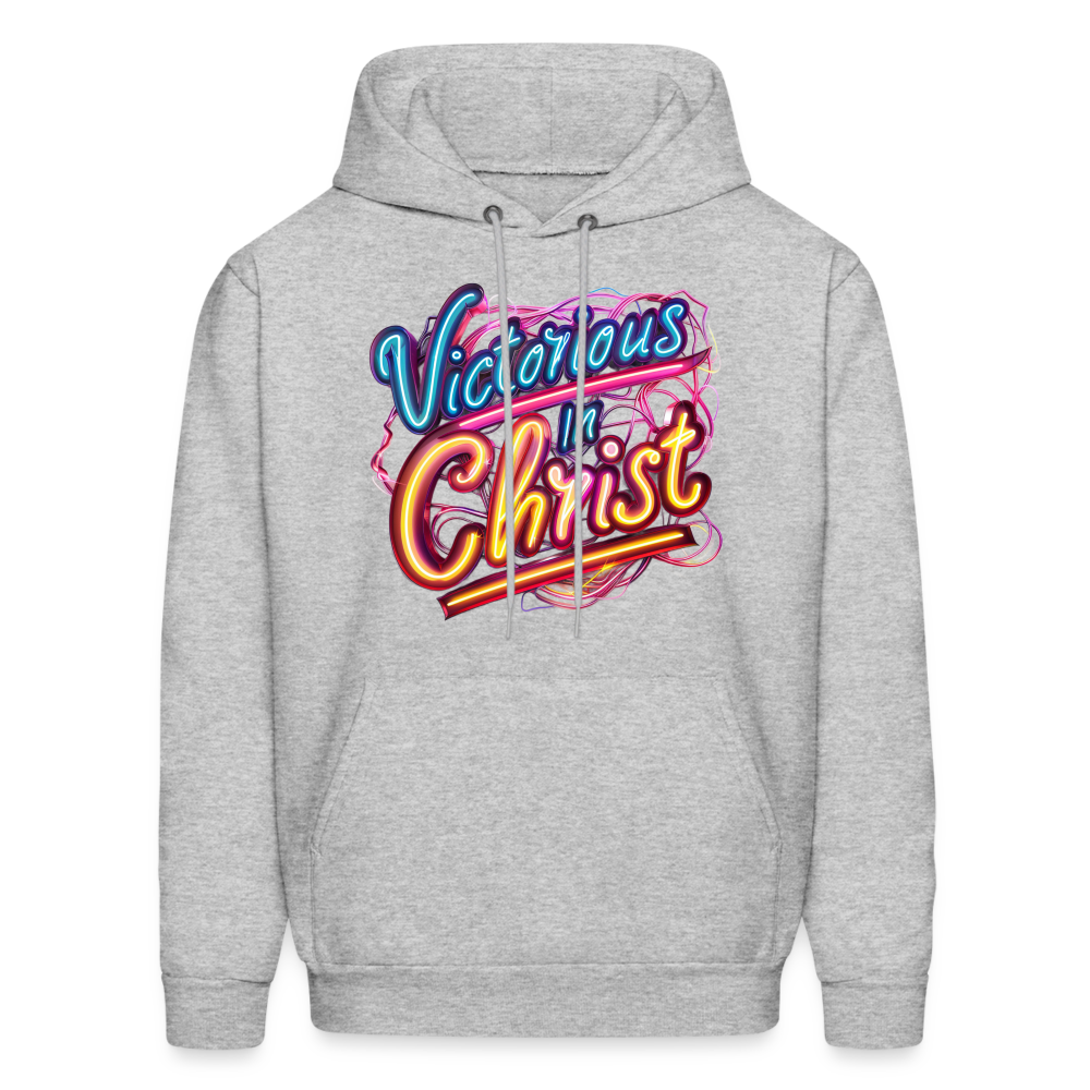 Victorious In Christ Unisex Hoodie - heather gray