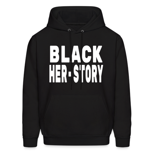 Black Her-Story Hoodie - black