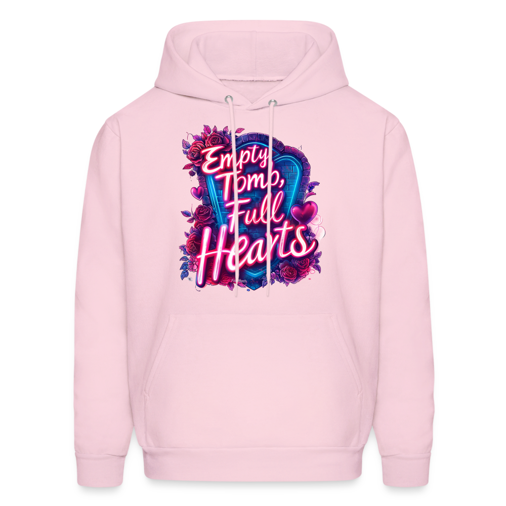 Empty Tomb, Full Hearts Unisex Hoodie - pale pink