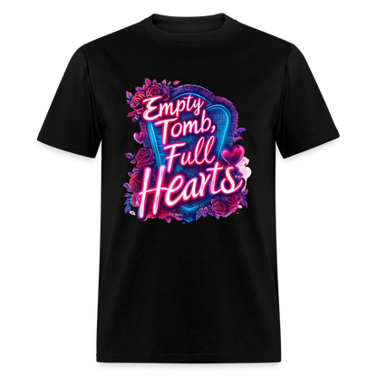 Empty Tomb, Full Hearts Unisex T-Shirt - black