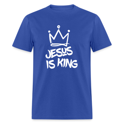 Jesus Is King Unisex T-Shirt - royal blue