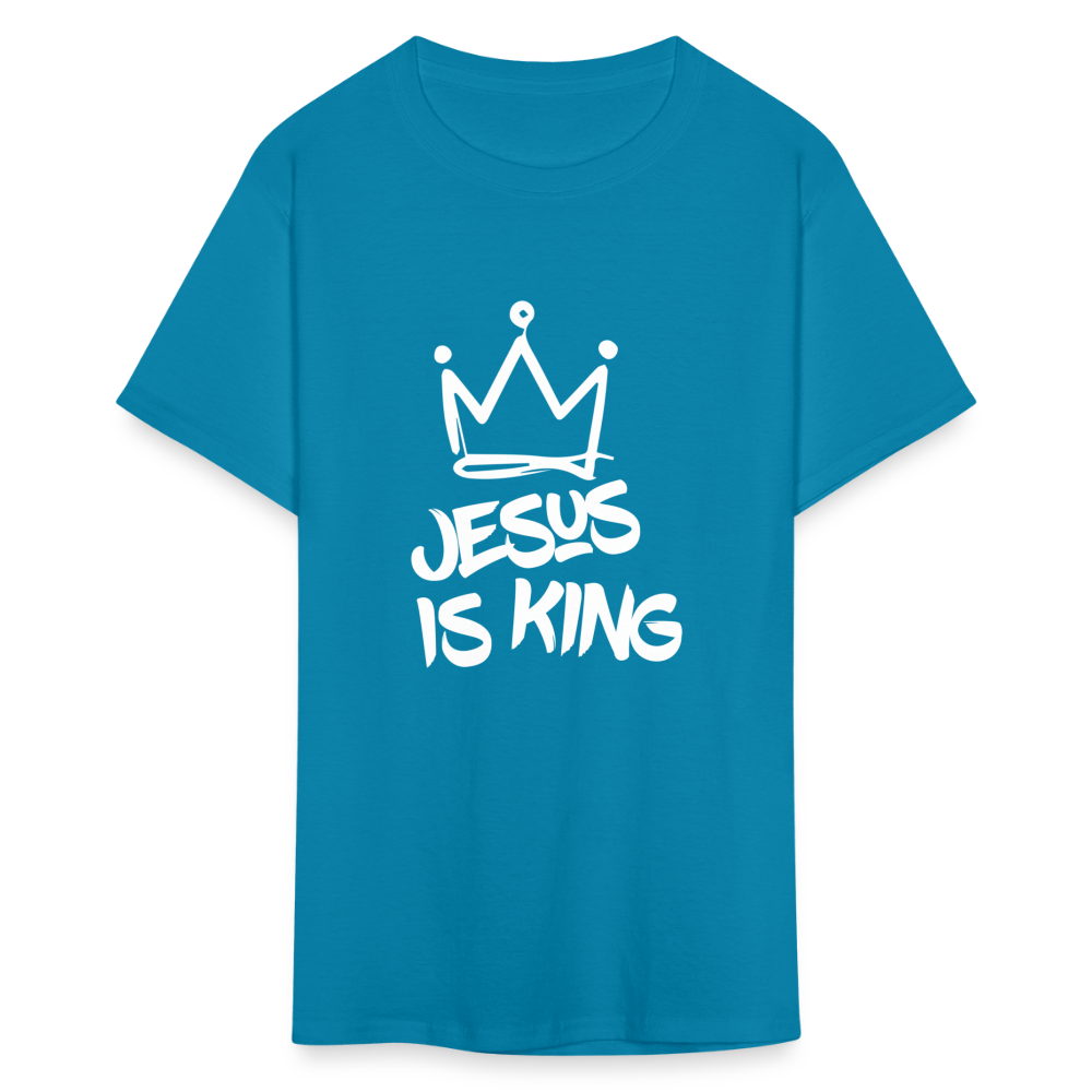 Jesus Is King Unisex T-Shirt - turquoise