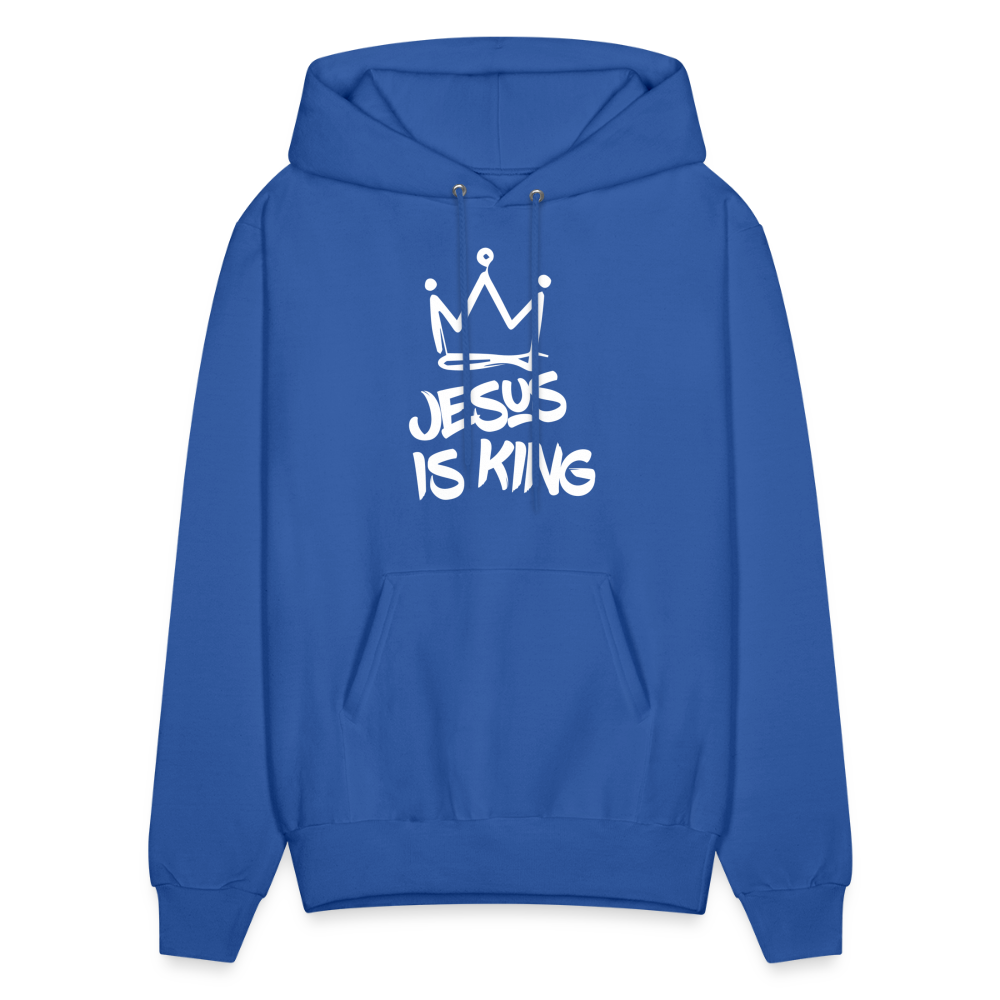 Jesus Is King Hoodie - royal blue