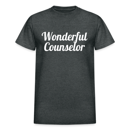 Wonderful Counselor Unisex T-Shirt - deep heather