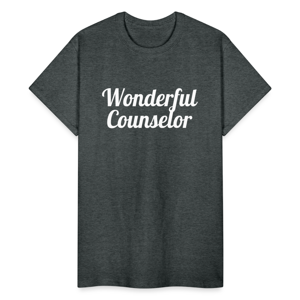 Wonderful Counselor Unisex T-Shirt - deep heather