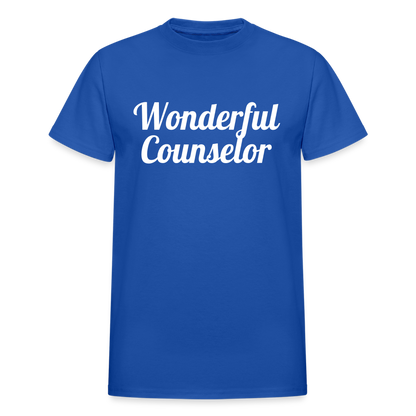 Wonderful Counselor Unisex T-Shirt - royal blue