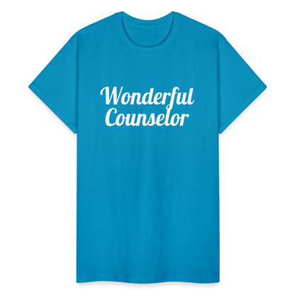 Wonderful Counselor Unisex T-Shirt - turquoise