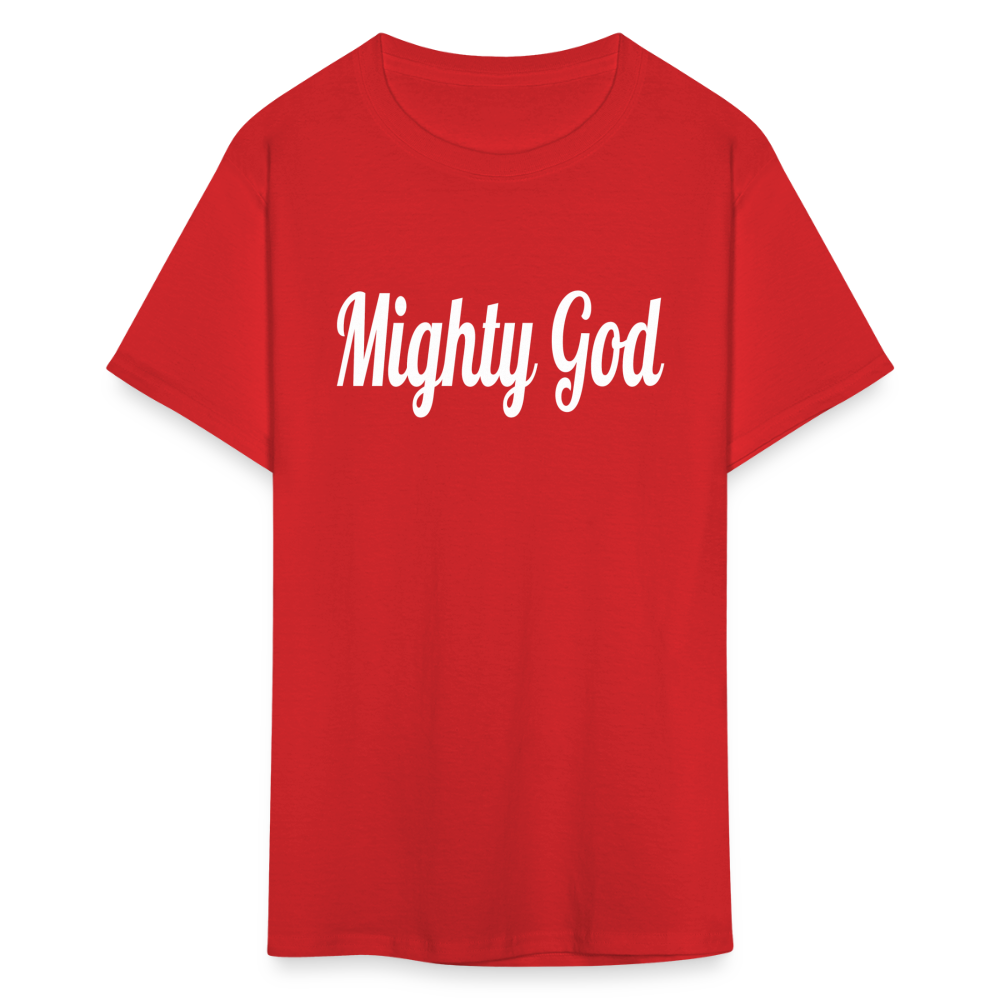 Mighty God Unisex T-Shirt - red
