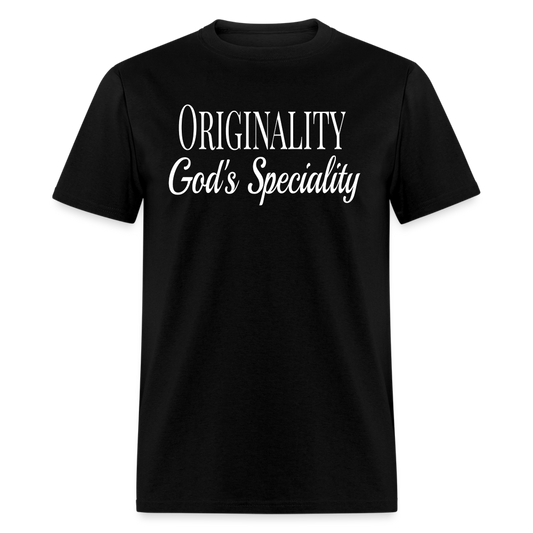 Originality God's Speciality Unisex T-Shirt - black