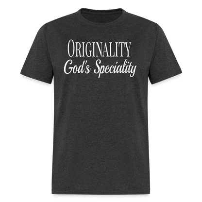 Originality God's Speciality Unisex T-Shirt - heather black