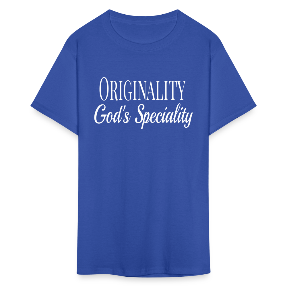 Originality God's Speciality Unisex T-Shirt - royal blue
