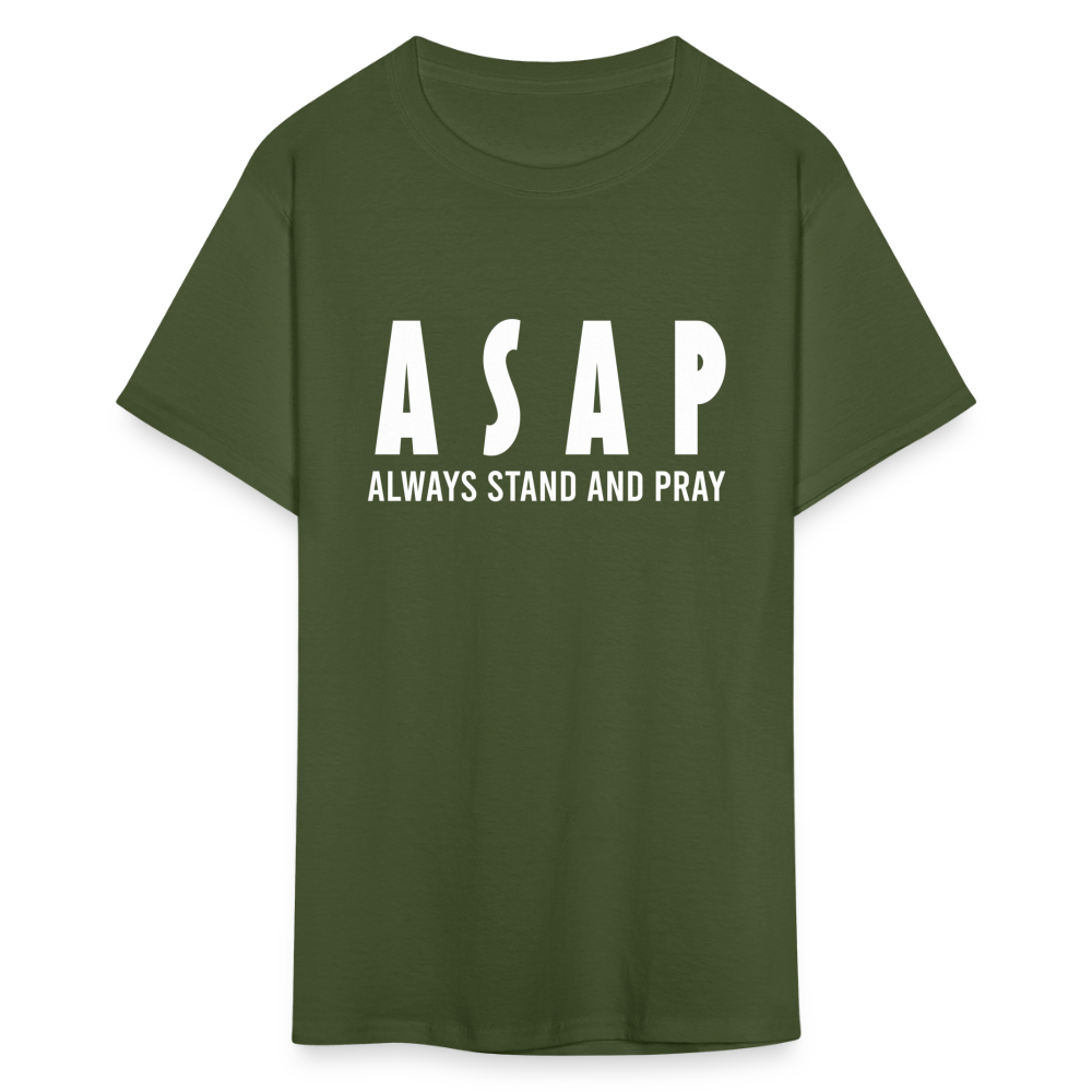 Always Stand And Pray Unisex T-Shirt - military green