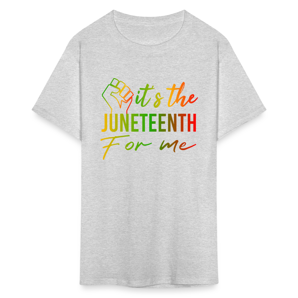 It's The Juneteenth For Me Unisex T-Shirt - heather gray