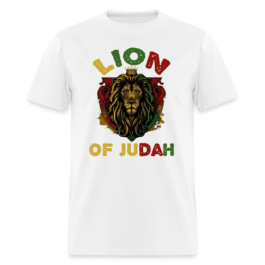 Lion of Judah Unisex T-Shirt - white