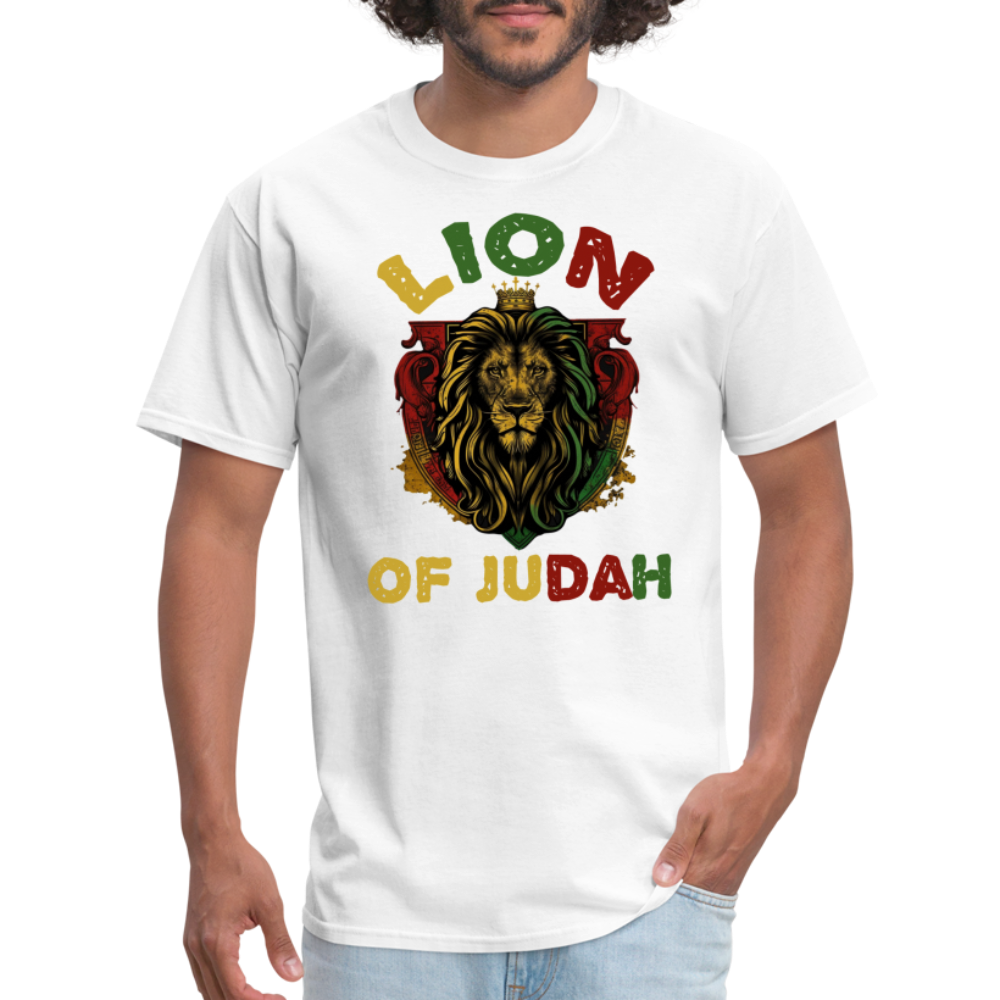 Lion of Judah Unisex T-Shirt - white