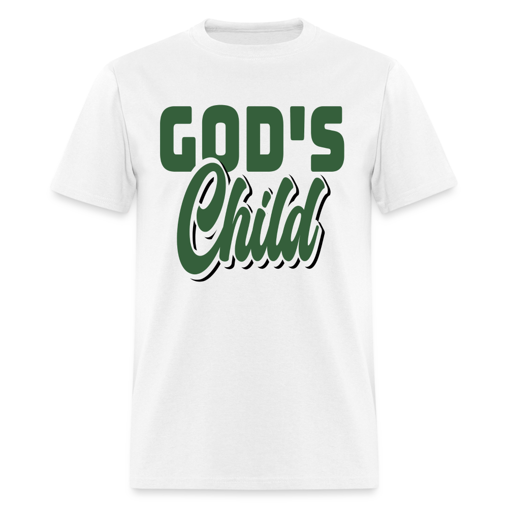 God's Child Hunter Green Unisex T-Shirt - white