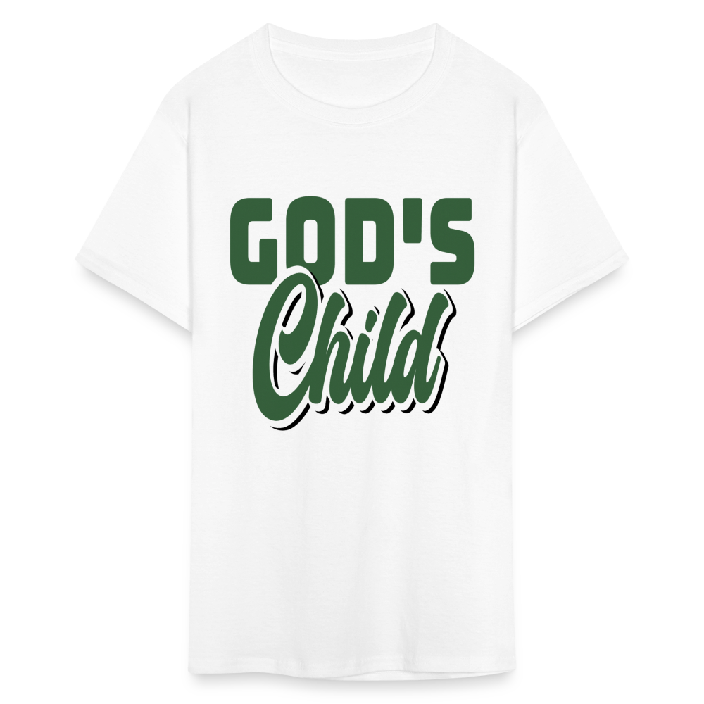 God's Child Hunter Green Unisex T-Shirt - white