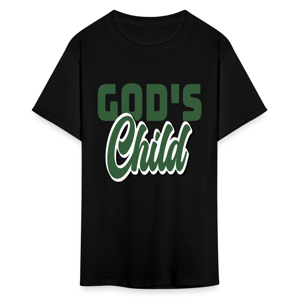 God's Child Hunter Green Unisex T-Shirt - black