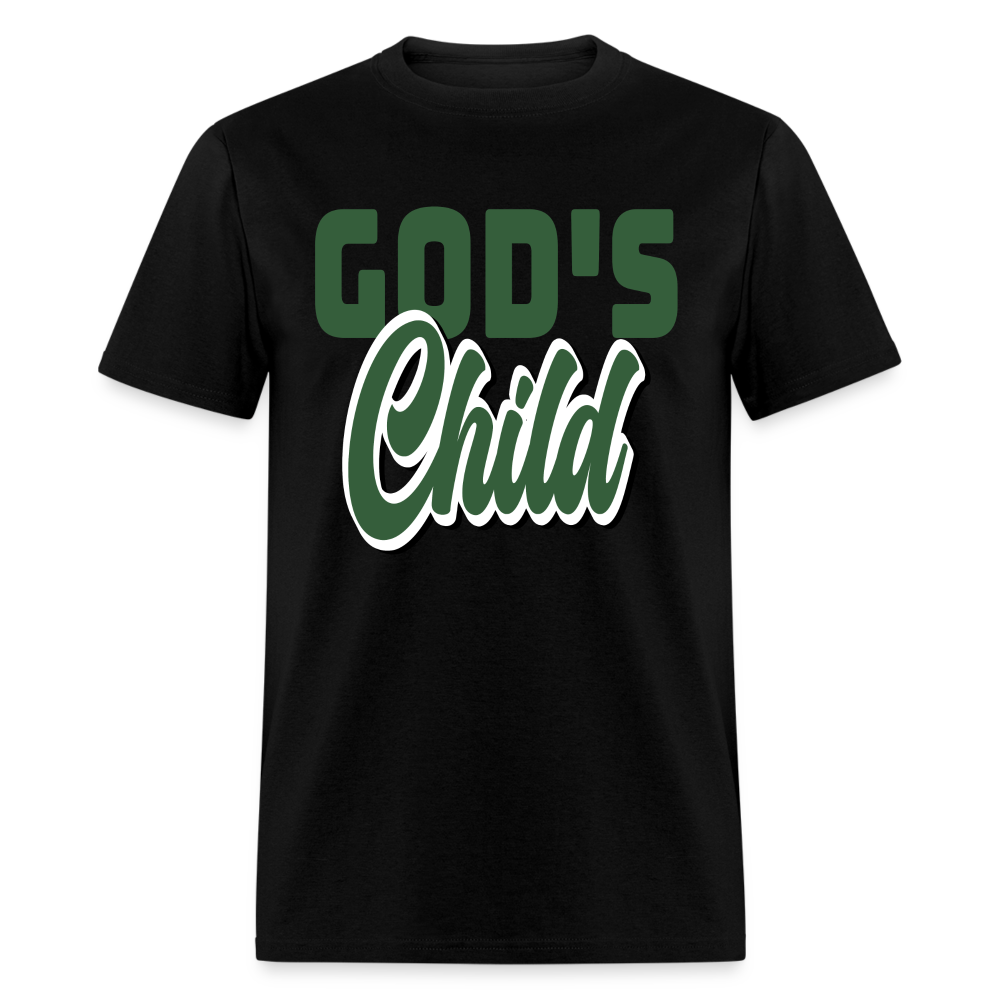 God's Child Hunter Green Unisex T-Shirt - black